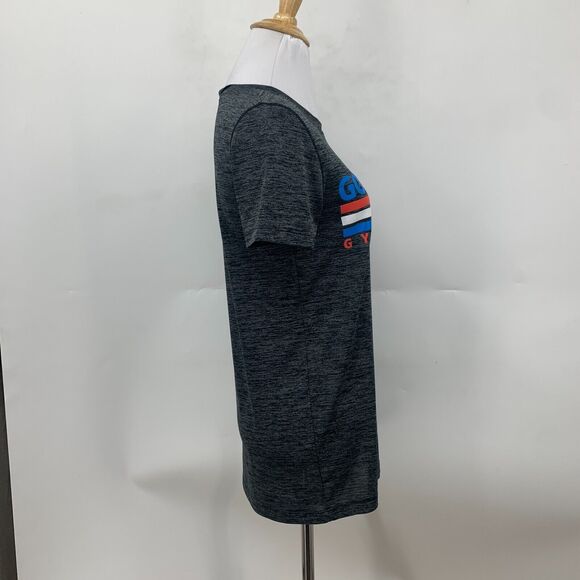 Under Armour Gold Medal Gymnastics T Shirt Womens XS Gray HeatGear UA Locker Tee - Picture 5 of 13